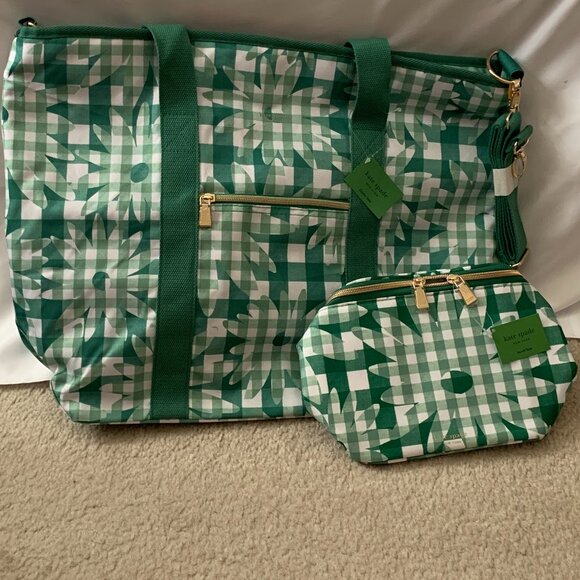 Kate Spade Daisy Gingham Insulated Lunch Tote - Thumbnail 2